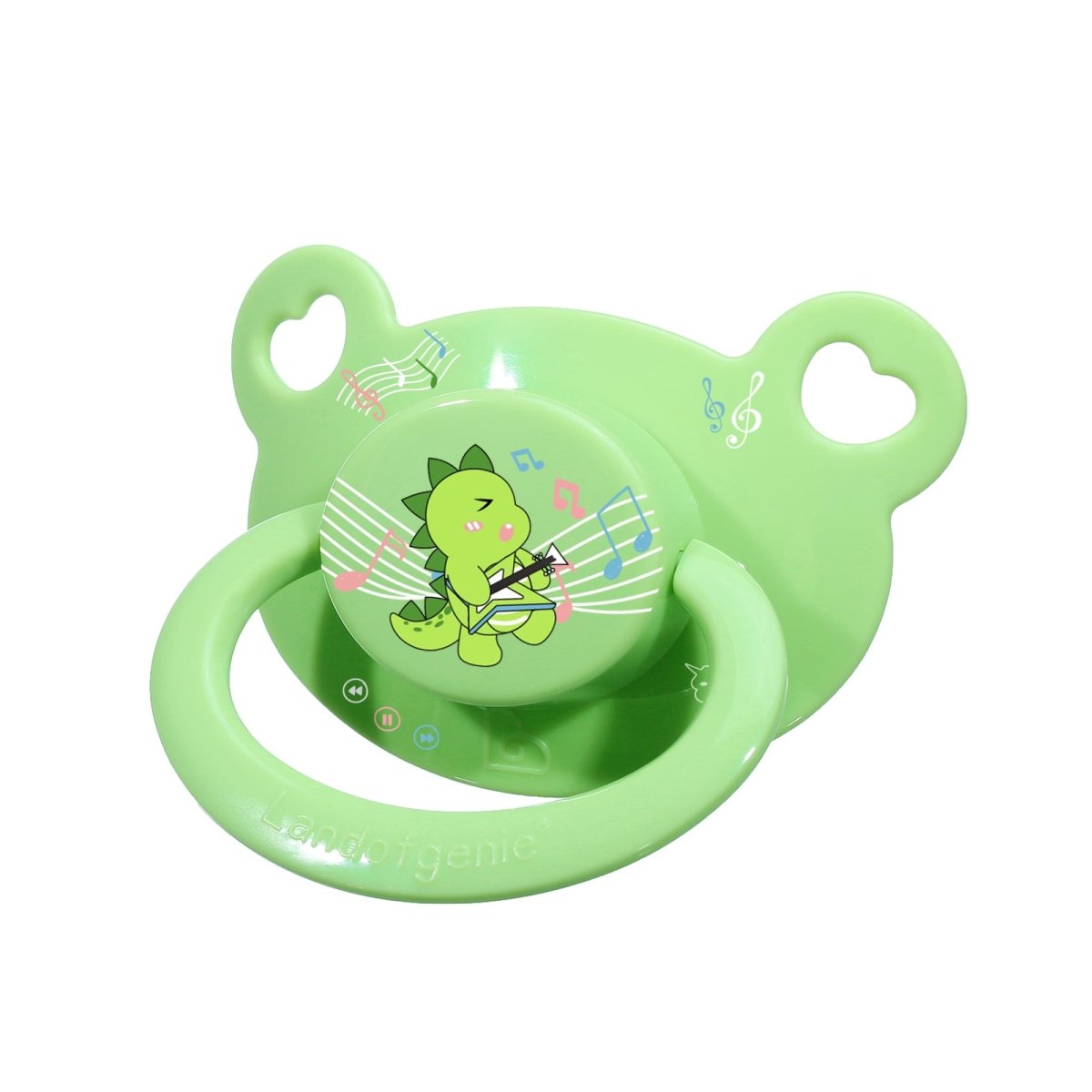 Landofgenie Adult Sized Print Pacifier - Frog&Dino Paci - landofgenie