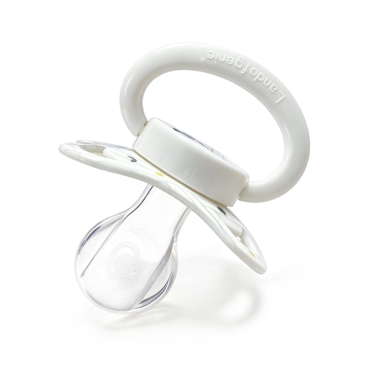 Landofgenie Adult Sized Print Pacifier - Halloween White - landofgenie