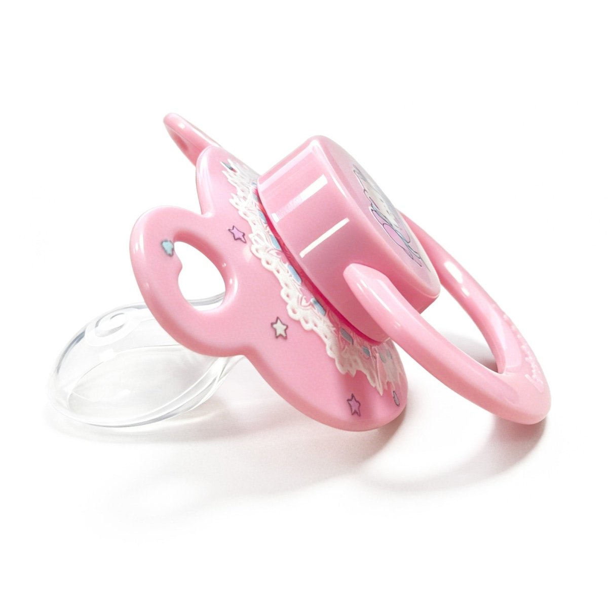 Landofgenie Adult Sized Print Pacifier - Lace Bear - landofgenie