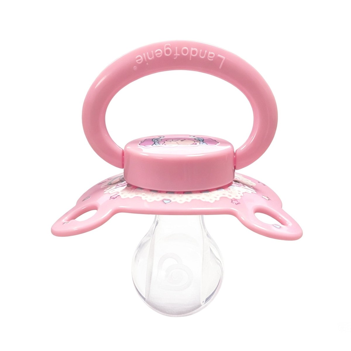 Landofgenie Adult Sized Print Pacifier - Lace Bear - landofgenie