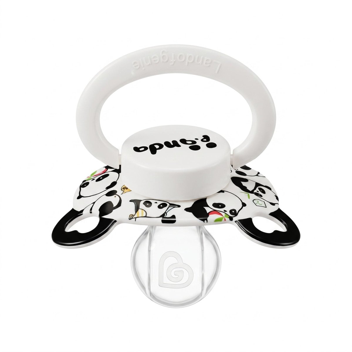 Landofgenie Adult Sized Print Pacifier - Panda - landofgenie