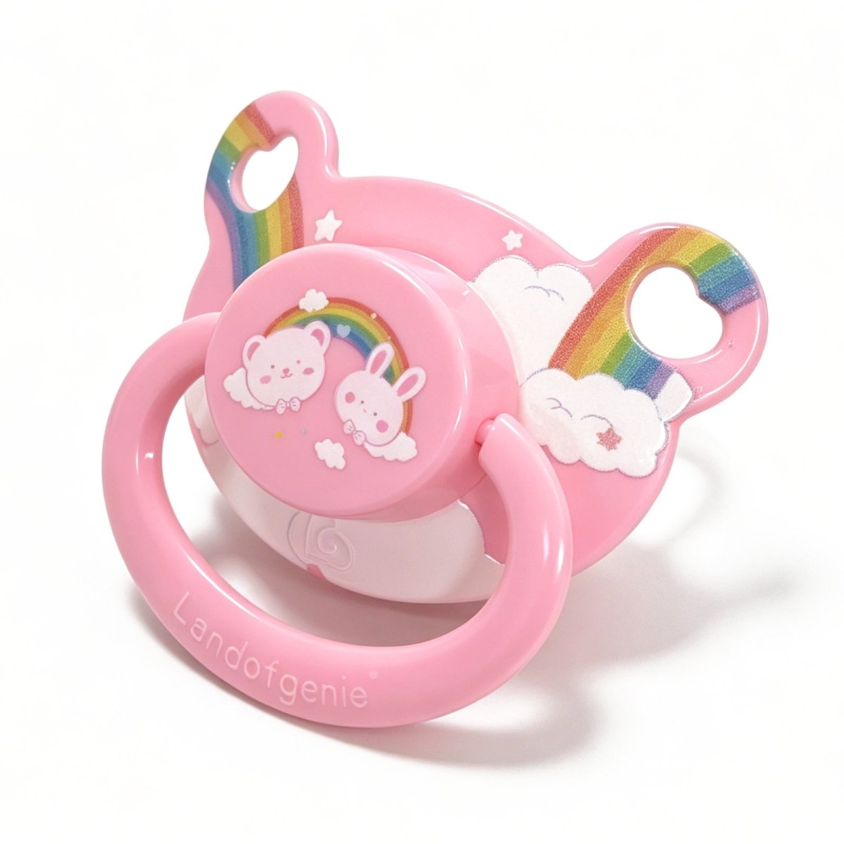 Landofgenie Adult Sized Print Pacifier - Rabbit Bear - landofgenie