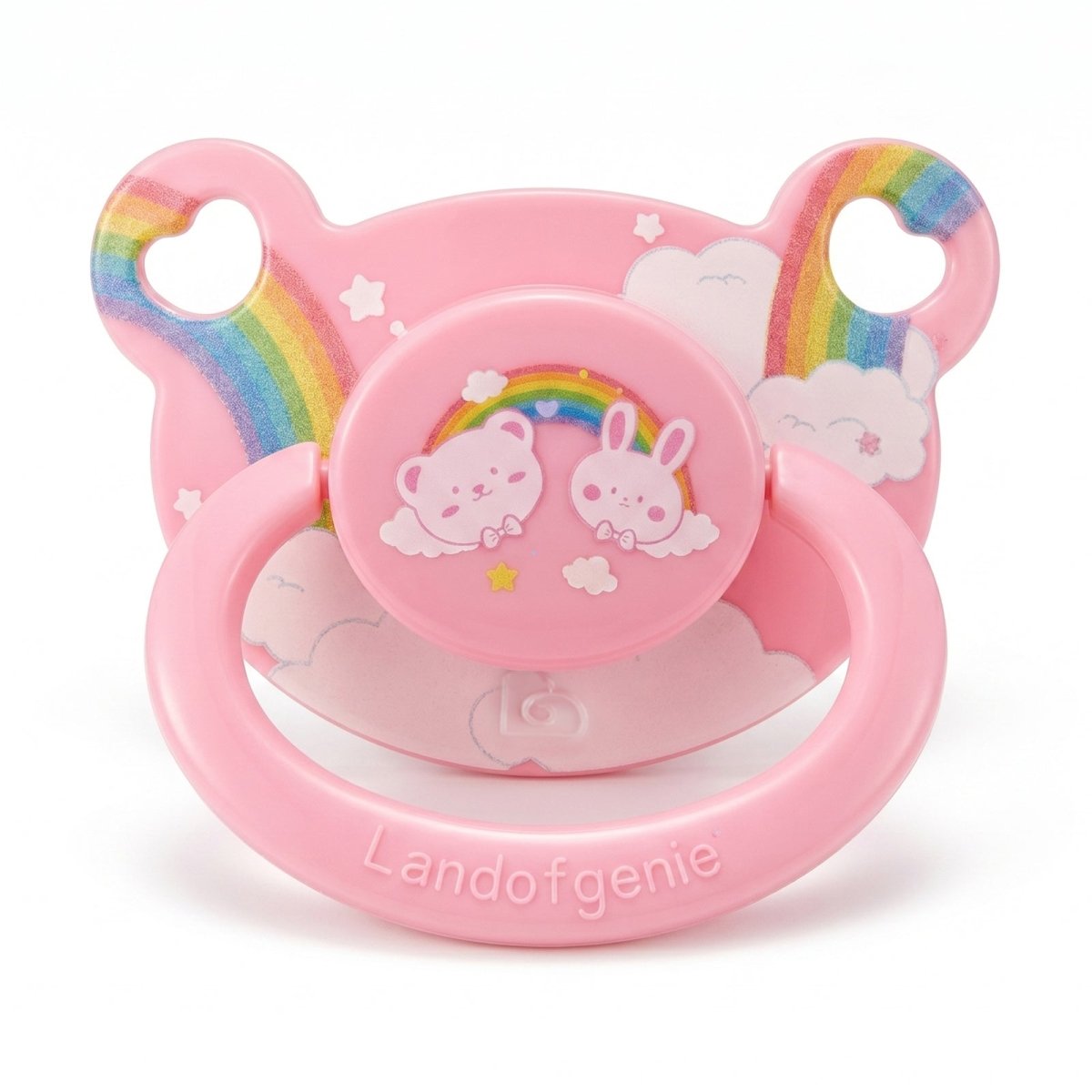 Landofgenie Adult Sized Print Pacifier - Rabbit Bear - landofgenie