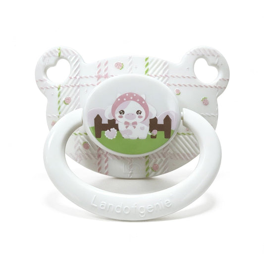 Landofgenie Adult Sized Print Pacifier - Strawberry Cow - landofgenie
