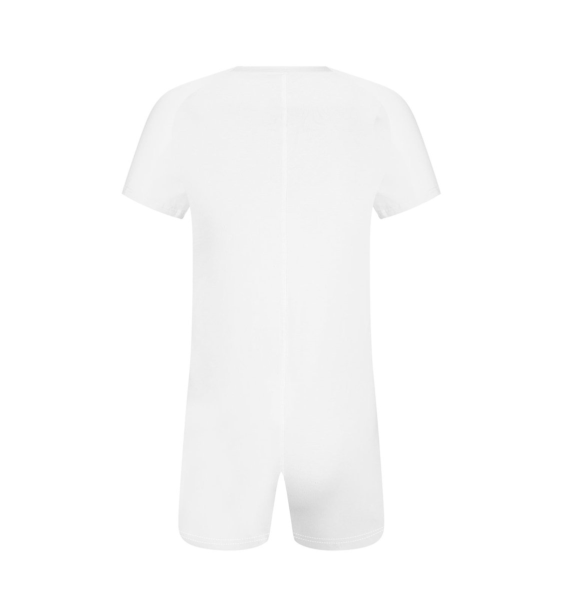 Landofgenie Basic Cotton Men One Piece Pajama - White - landofgenie