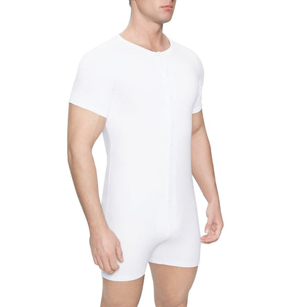 Landofgenie Basic Cotton Men One Piece Pajama - White - landofgenie