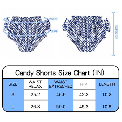 Landofgenie Cartoon Shorts - Candy Blue - landofgenie