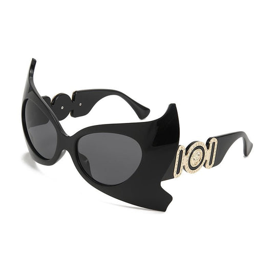 Landofgenie Fashionable Classic Retro Party Sunglasses - Devil Bat - landofgenie