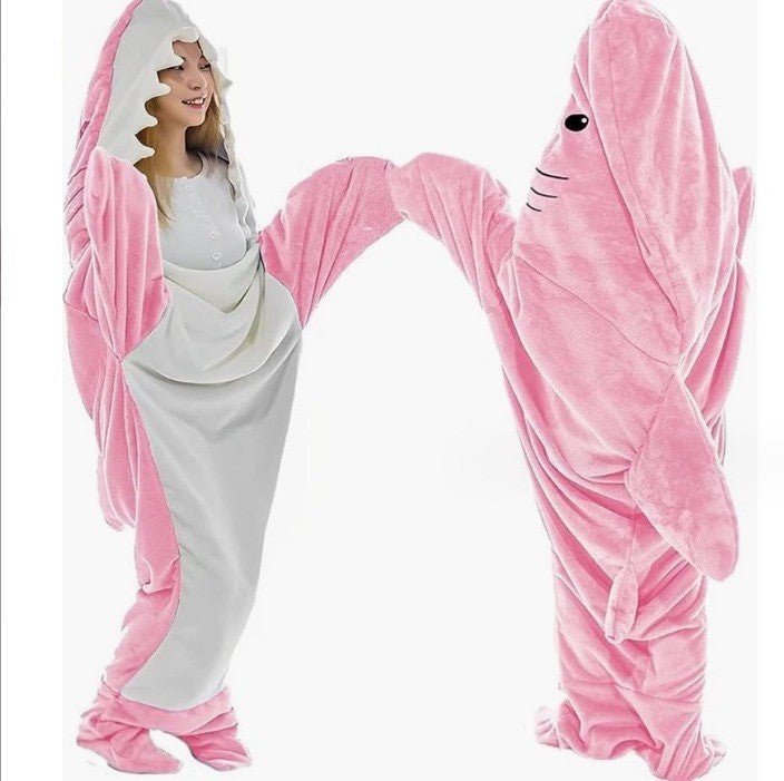 Landofgenie Flannel Creative Shark Onesie - landofgenie