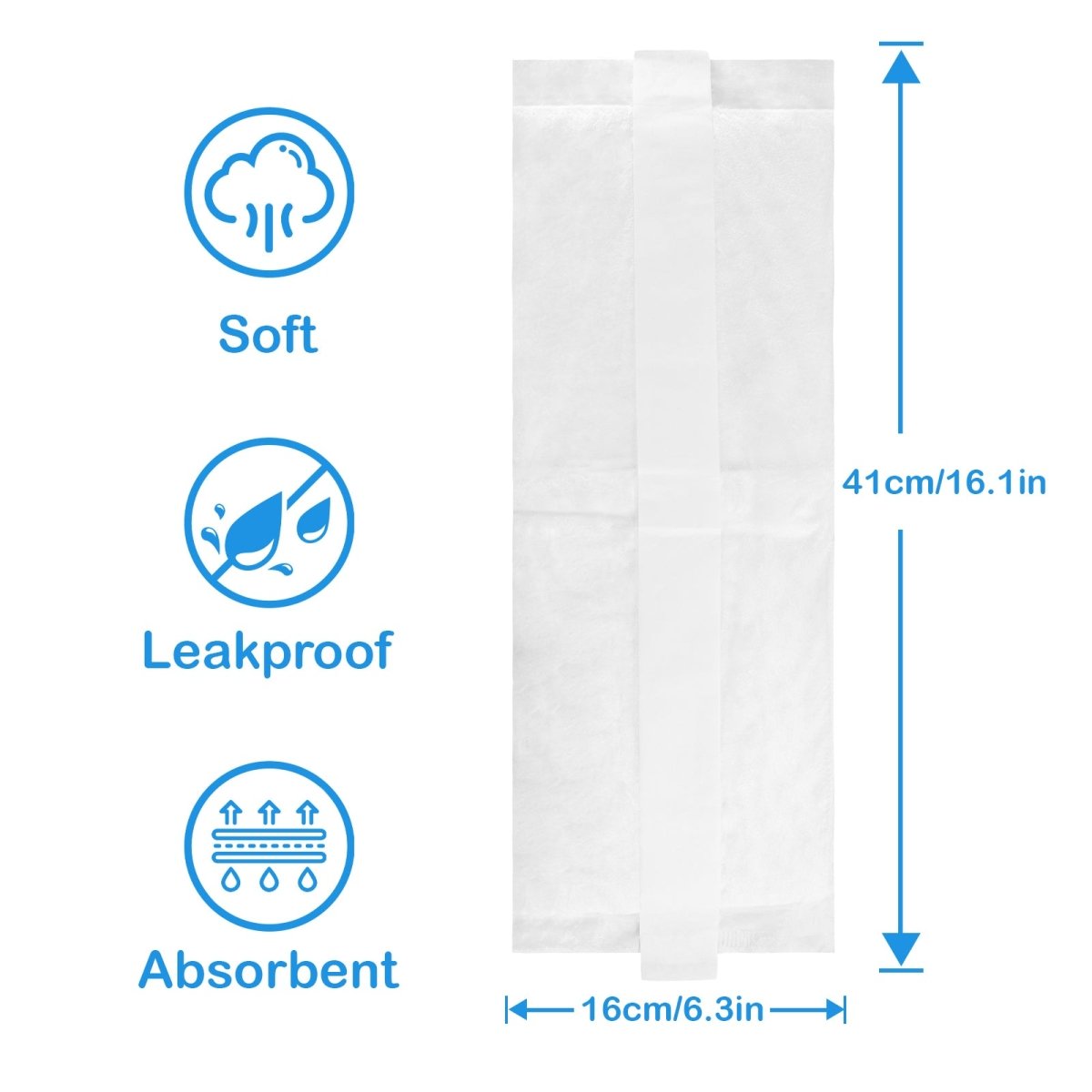Landofgenie Incontinence Care Pads -10 pack - landofgenie
