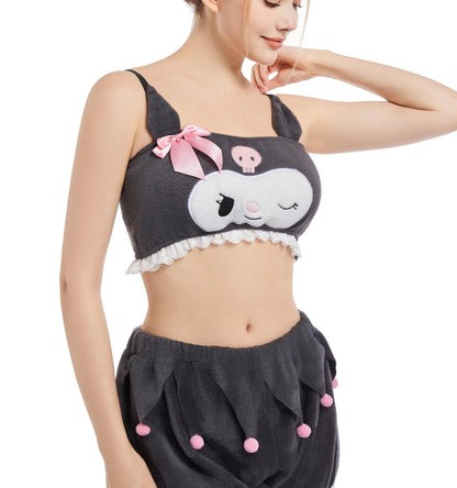 Landofgenie Kawaii Anime Cute Pajamas Set - Kurome - landofgenie