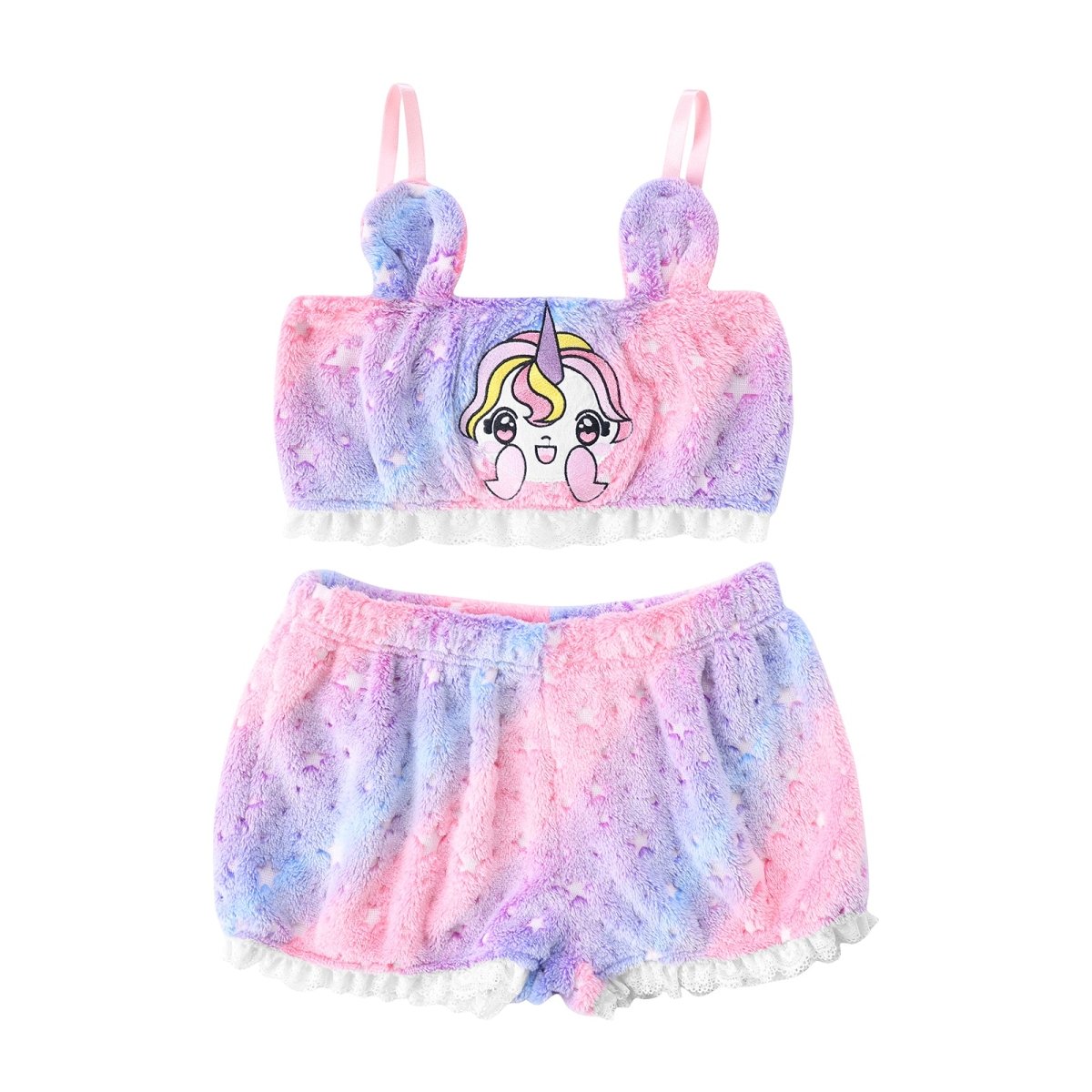 Landofgenie Kawaii Anime Cute Pajamas Set - Unicorn - landofgenie