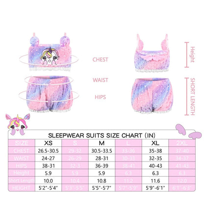 Landofgenie Kawaii Anime Cute Pajamas Set - Unicorn - landofgenie
