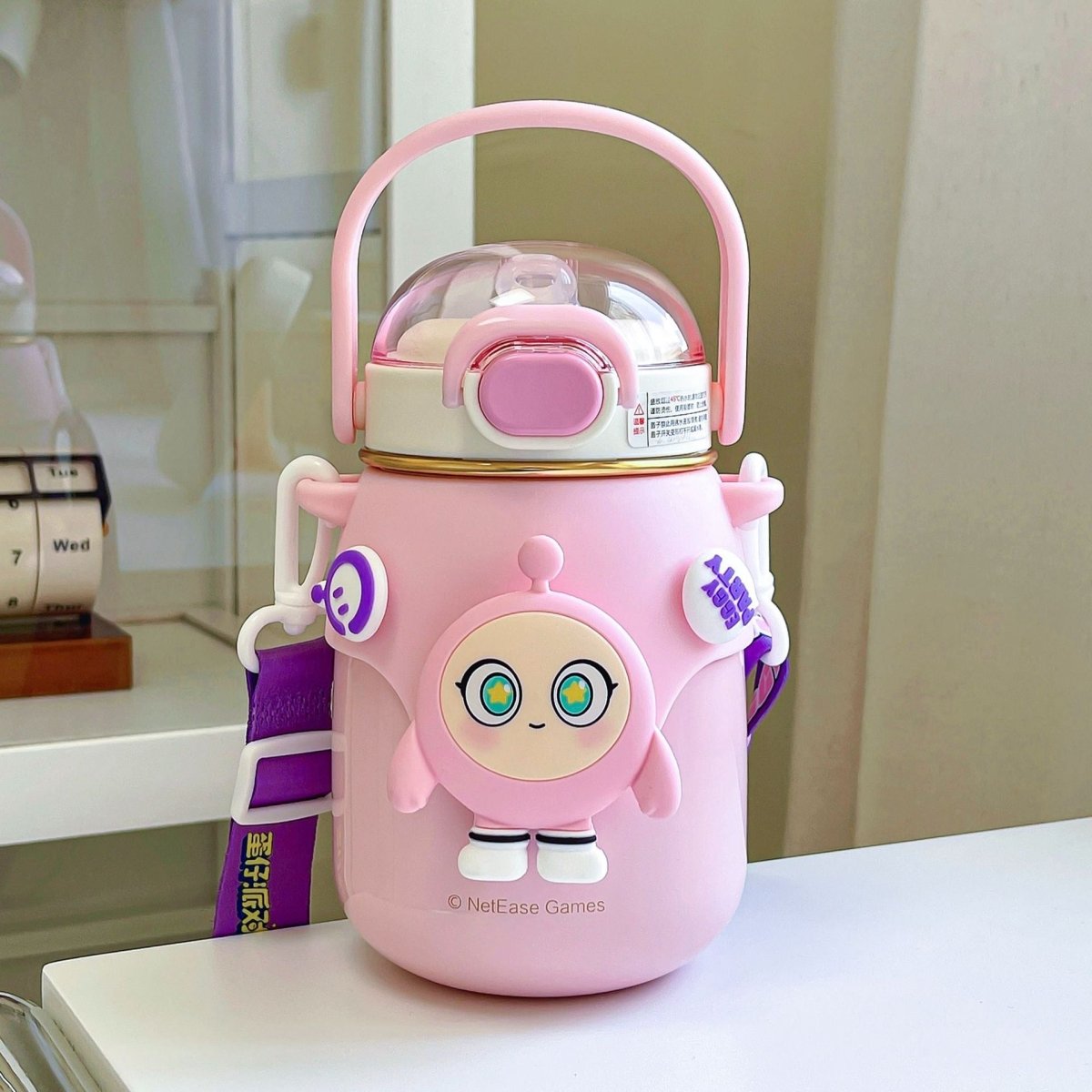 Landofgenie Kawayi Anime Water Bottle 700ml Capacity - landofgenie