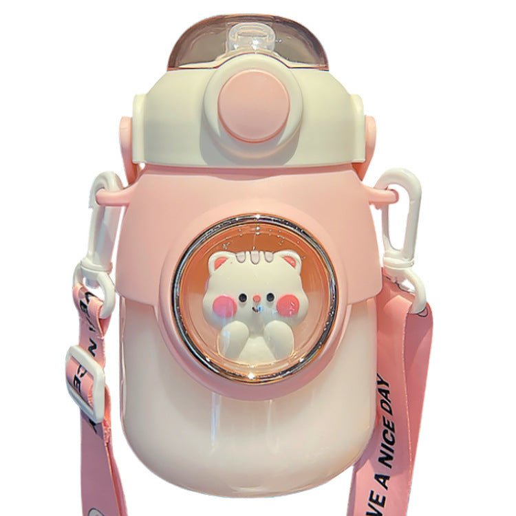Landofgenie Kawayi Anime Water Bottle 820ml Capacity - landofgenie