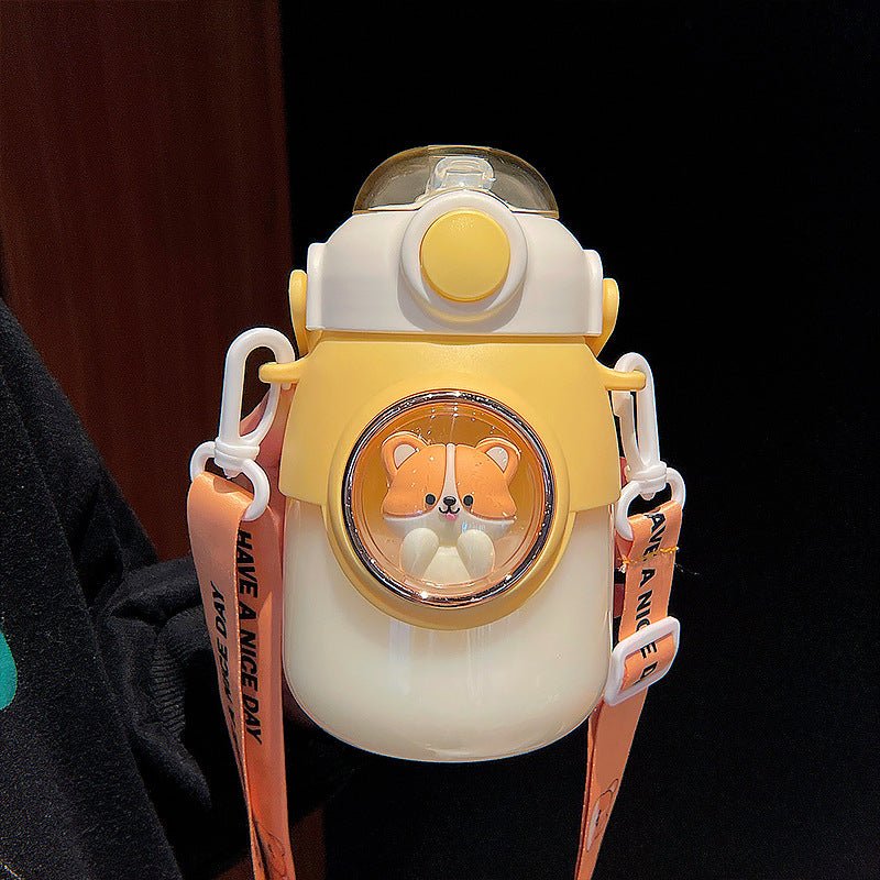 Landofgenie Kawayi Anime Water Bottle 820ml Capacity - landofgenie
