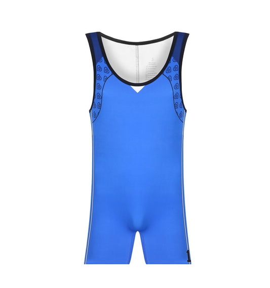 Landofgenie Landofgenie Take Down Singlet Jock - Blue - landofgenie