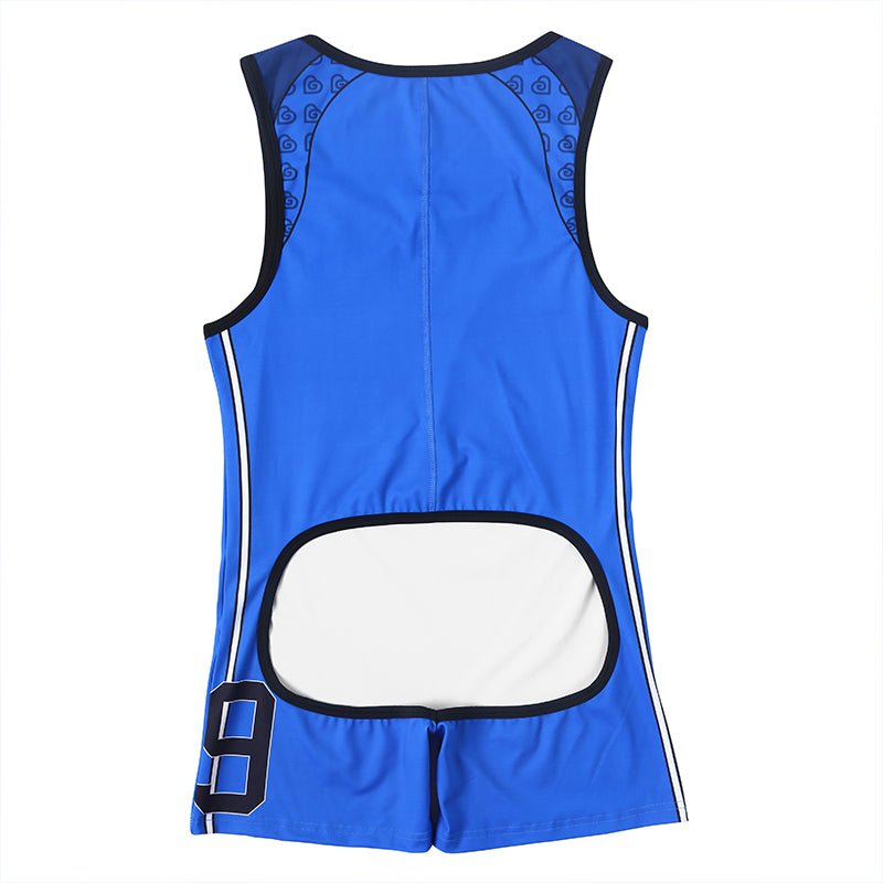 Landofgenie Landofgenie Take Down Singlet Jock - Blue - landofgenie