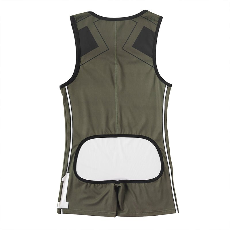 Landofgenie Landofgenie Take Down Singlet Jock -Green - landofgenie