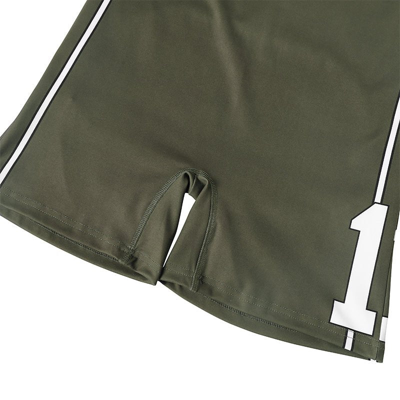 Landofgenie Landofgenie Take Down Singlet Jock -Green - landofgenie