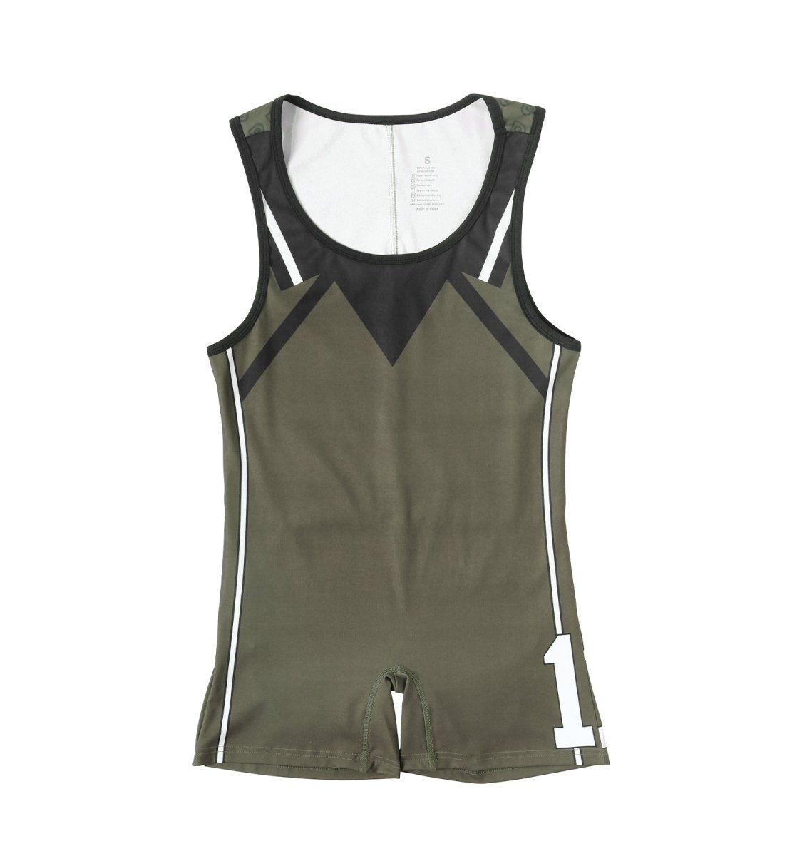 Landofgenie Landofgenie Take Down Singlet Jock -Green - landofgenie