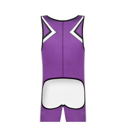 Landofgenie Landofgenie Take Down Singlet Jock - Purple - landofgenie