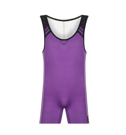 Landofgenie Landofgenie Take Down Singlet Jock - Purple - landofgenie