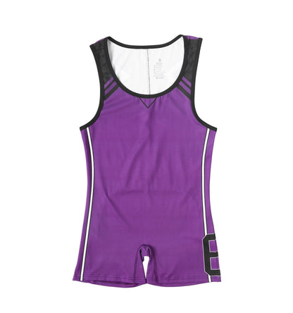 Landofgenie Landofgenie Take Down Singlet Jock - Purple - landofgenie