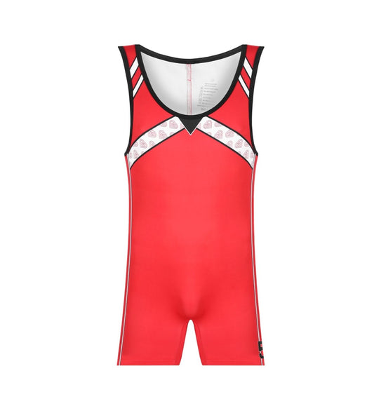 Landofgenie Landofgenie Take Down Singlet Jock - Red - landofgenie