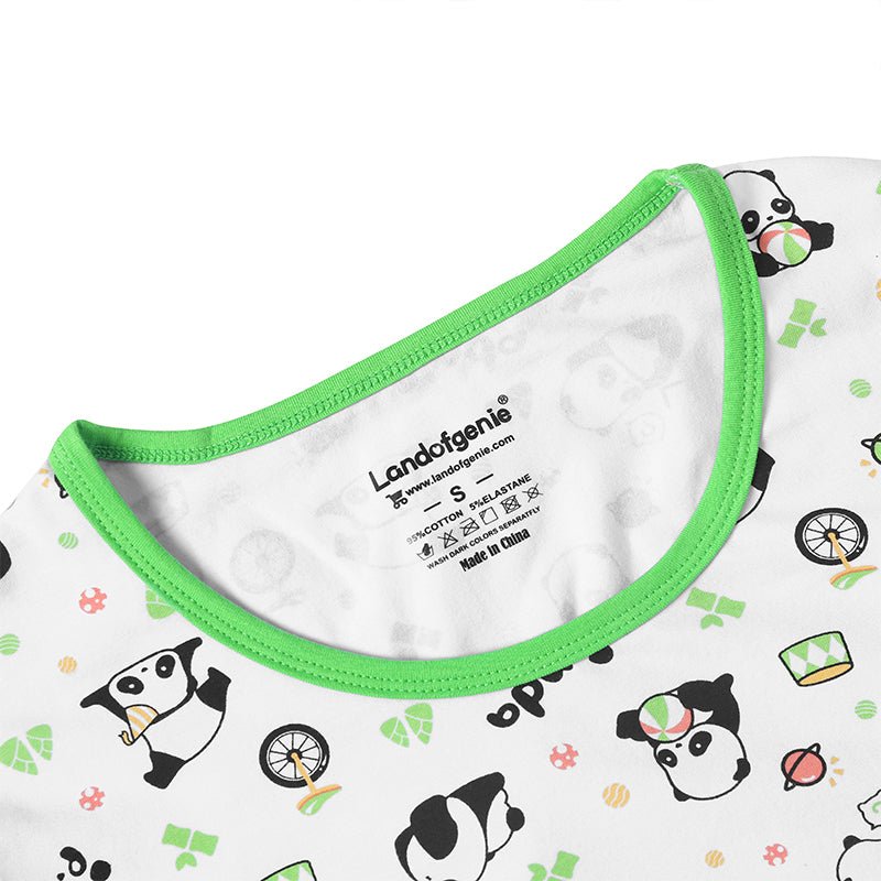 Landofgenie Long Sleeve Men Cotton Onesie- Panda - landofgenie