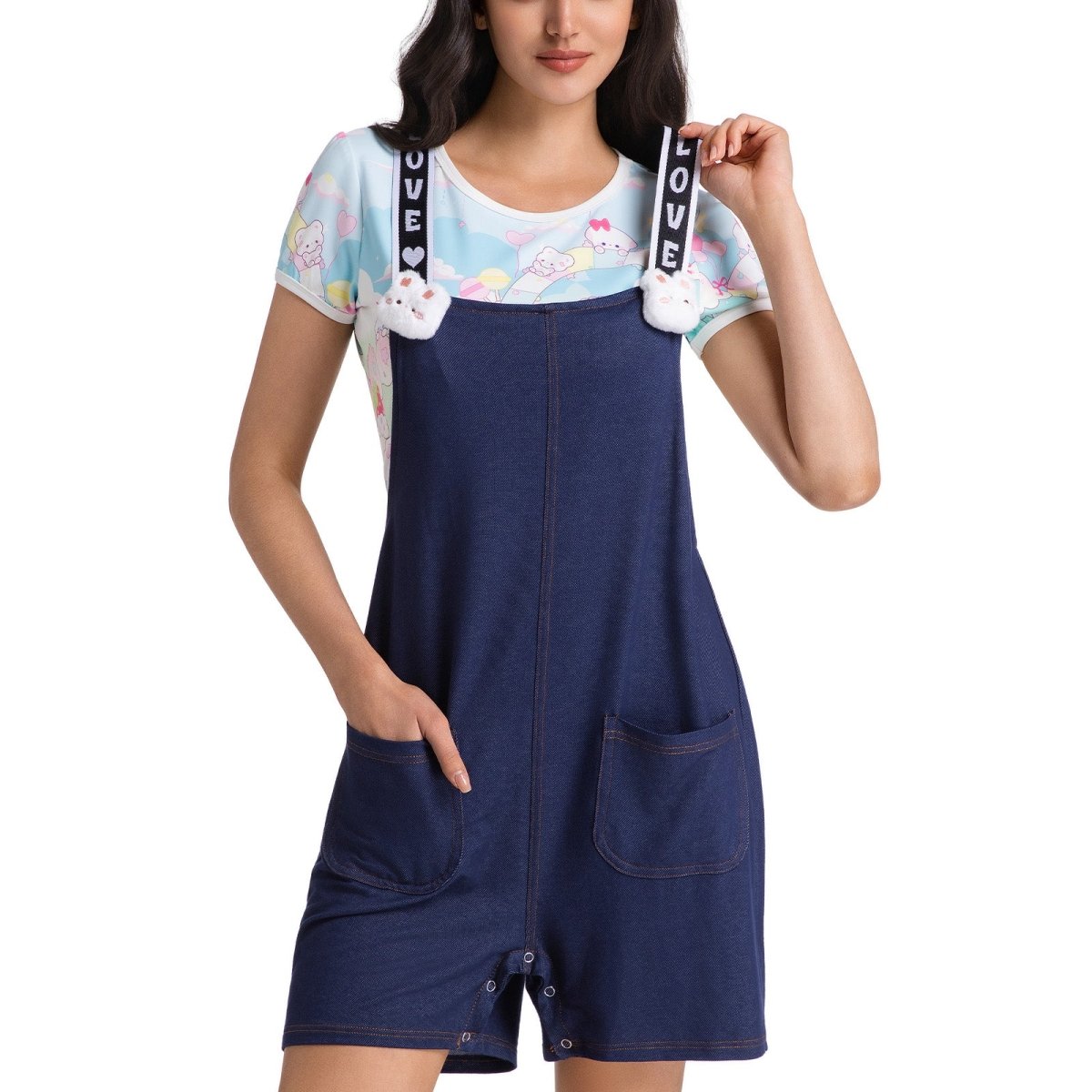 Landofgenie Lovely Overalls - Rabbit - landofgenie