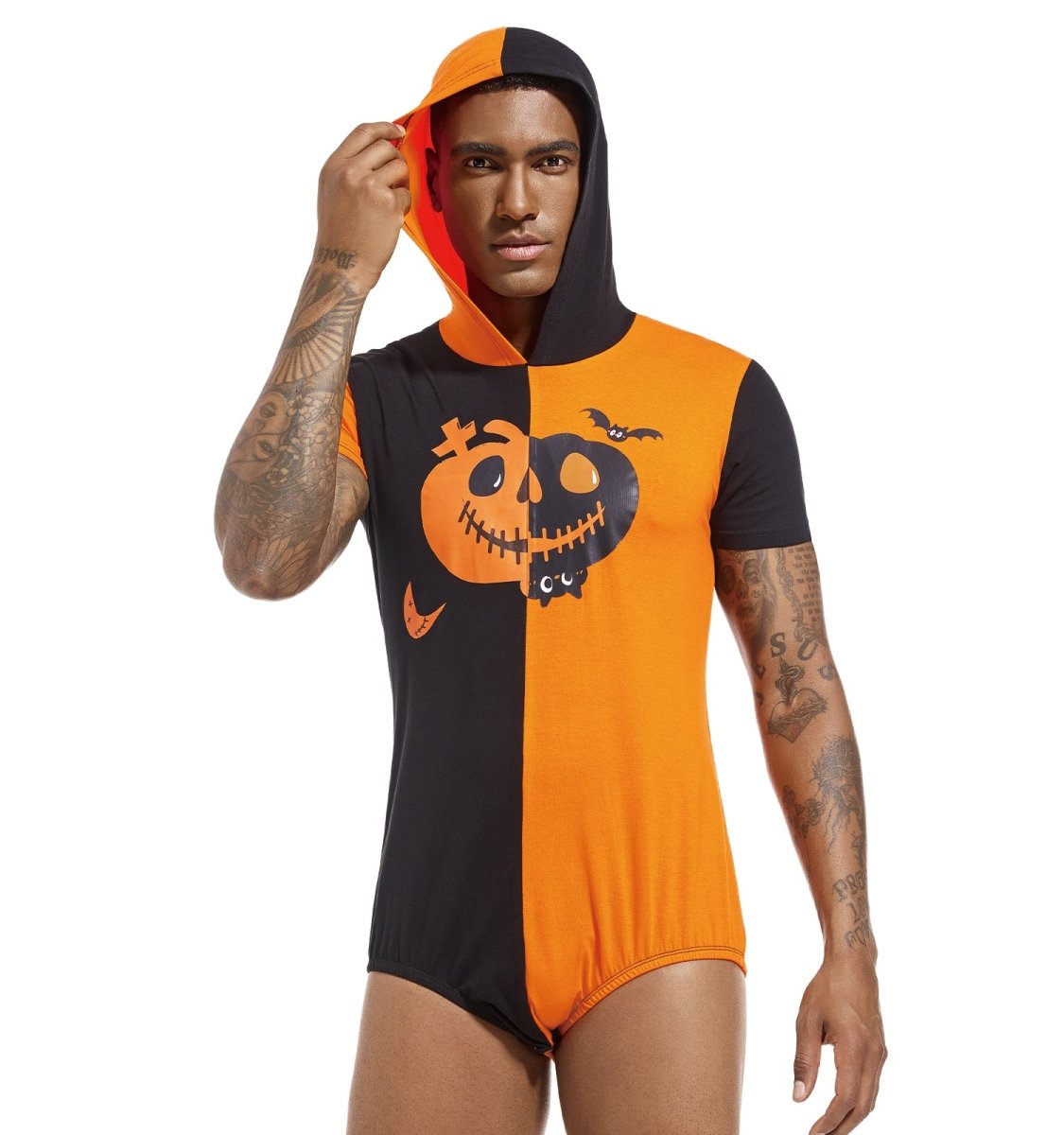 Landofgenie Men ABDL Cotton Onesie - Halloween - landofgenie