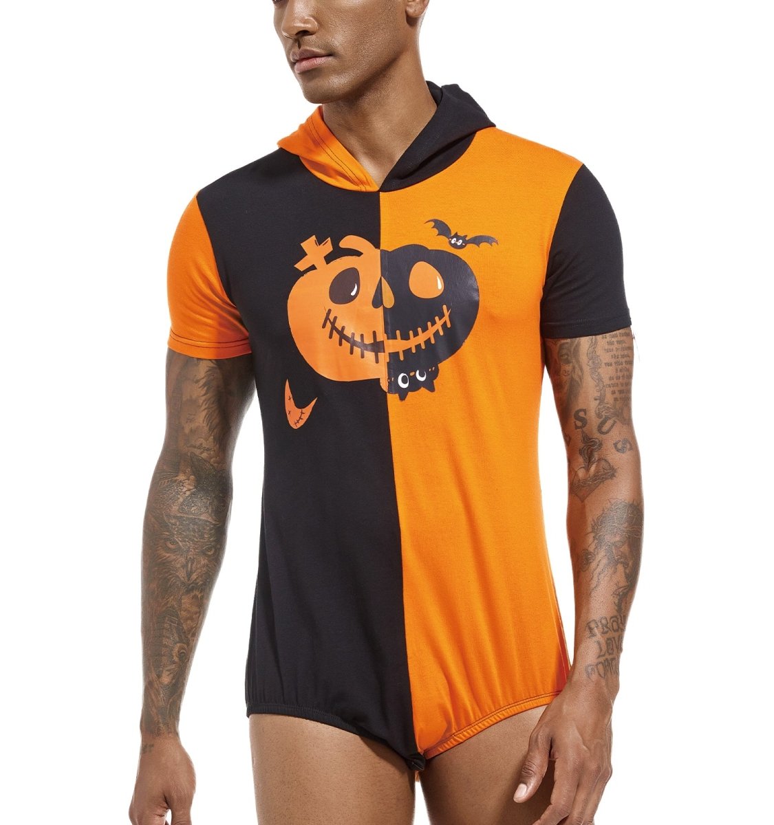 Landofgenie Men ABDL Cotton Onesie - Halloween - landofgenie