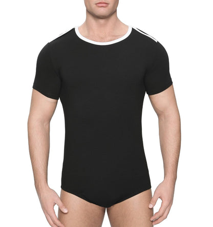 Landofgenie Men Basic Bodysuit - Homo Black - landofgenie