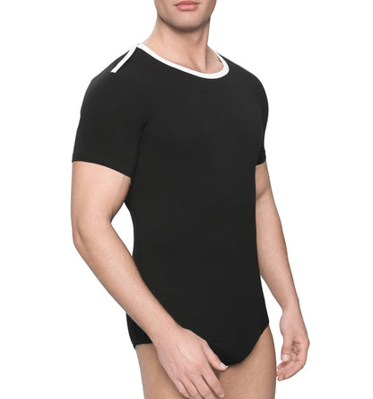 Landofgenie Men Basic Bodysuit - Homo Black - landofgenie