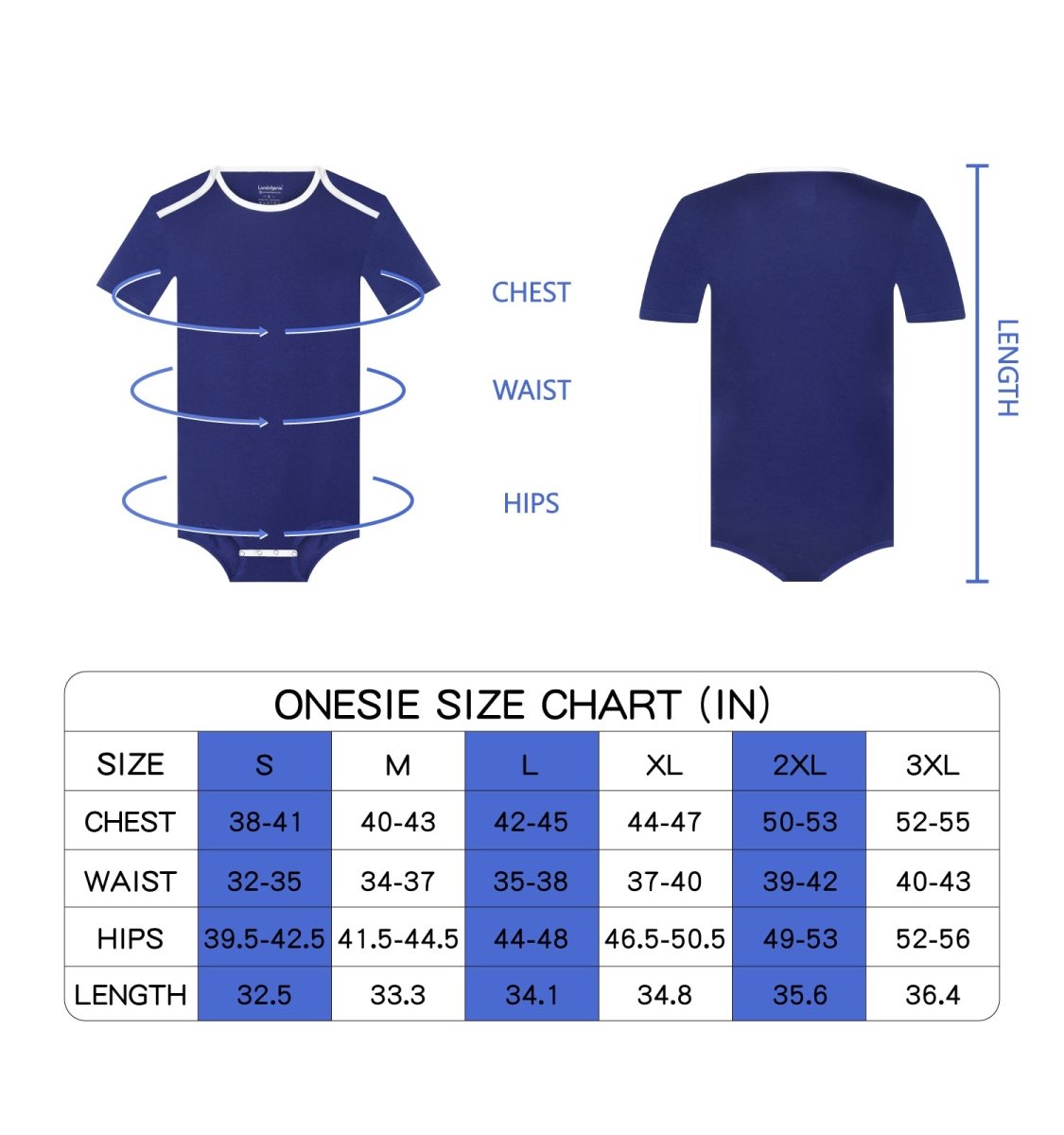 Landofgenie Men Basic Bodysuit - Homo Navy - landofgenie