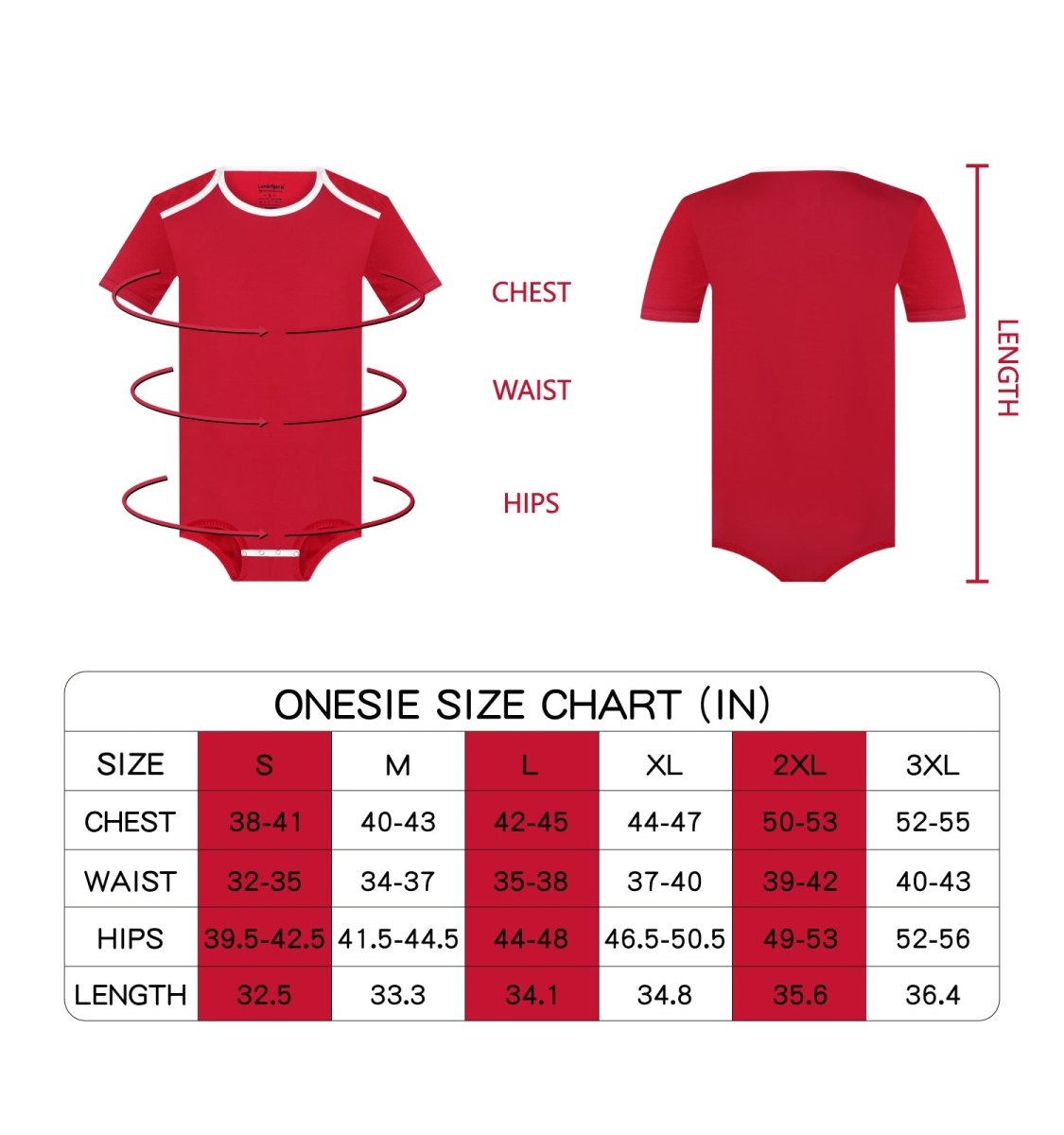 Landofgenie Men Basic Bodysuit - Homo Red - landofgenie