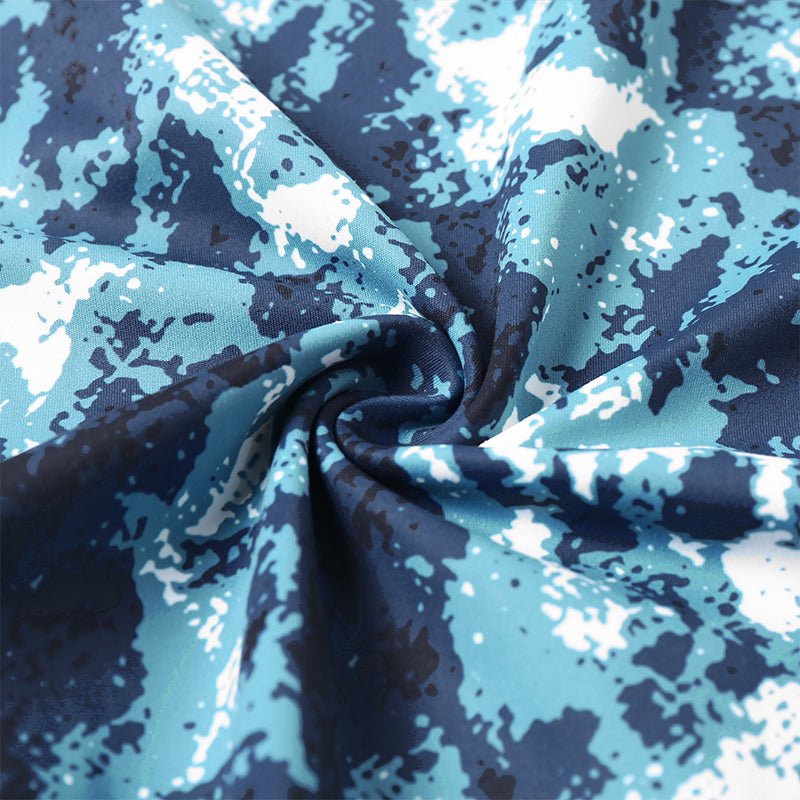 Landofgenie Men Camo Sleeveless Jumsuit - Camo Blue - landofgenie