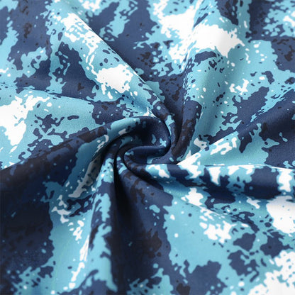 Landofgenie Men Camo Sleeveless Jumsuit - Camo Blue - landofgenie