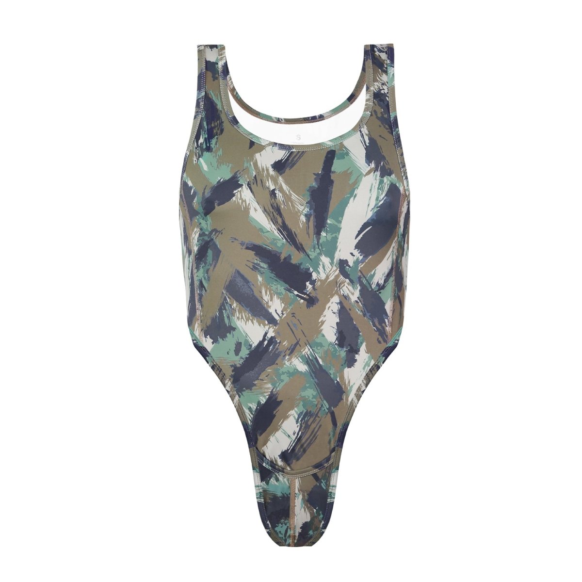 Landofgenie Men Camo Sleeveless Jumsuit - Camo Green - landofgenie