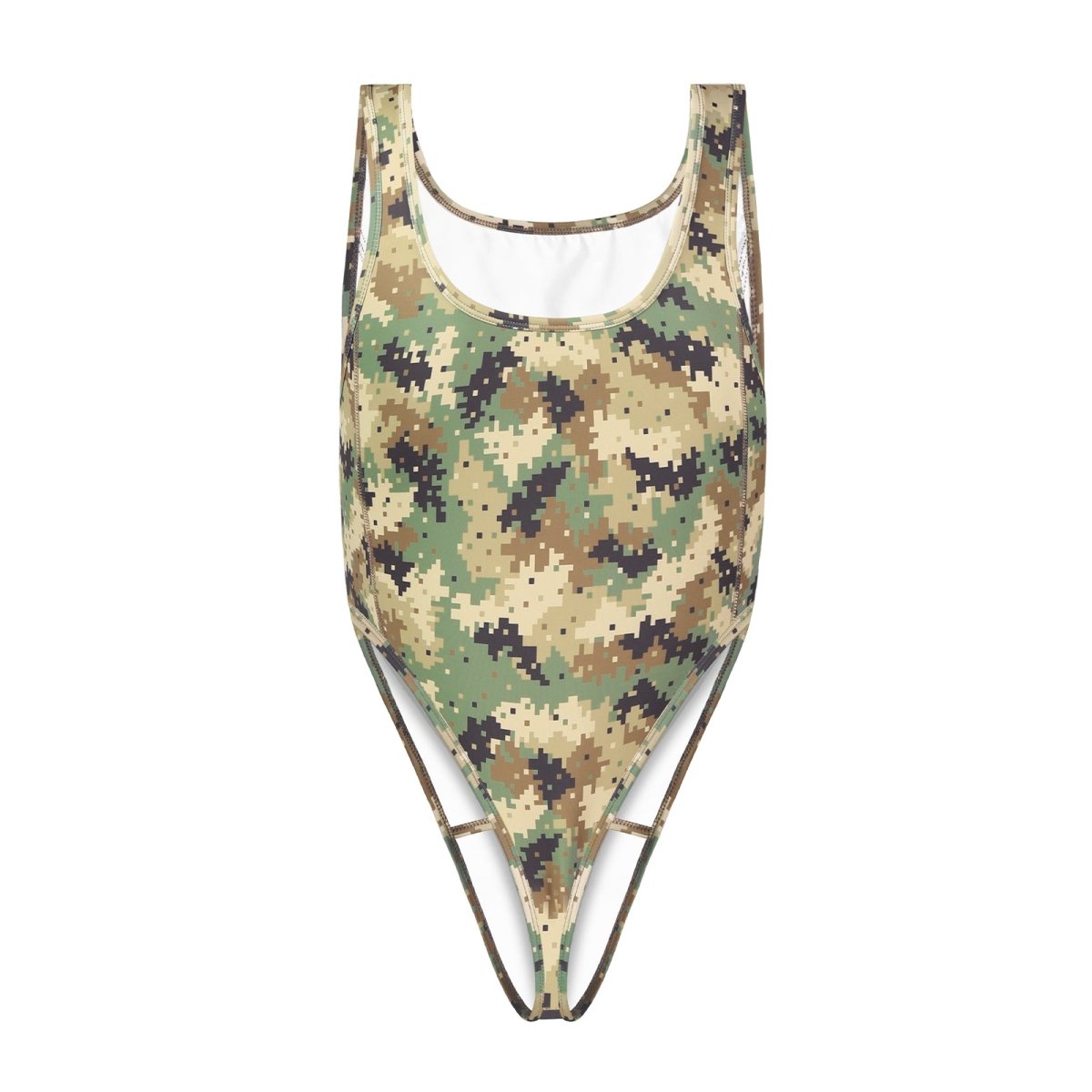 Landofgenie Men Camo Sleeveless Jumsuit - Camo Ochre - landofgenie