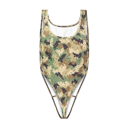Landofgenie Men Camo Sleeveless Jumsuit - Camo Ochre - landofgenie