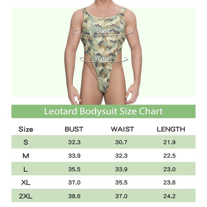 Landofgenie Men Camo Sleeveless Jumsuit - Camo Ochre - landofgenie