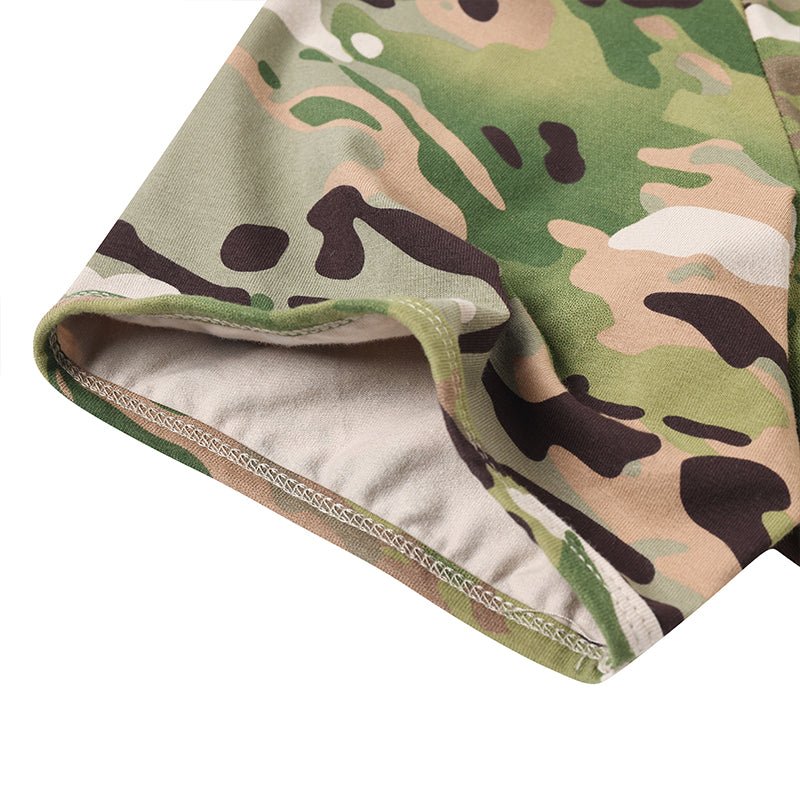 Landofgenie Men Camouflage Bodyuit with Zipper - Camo Green - landofgenie