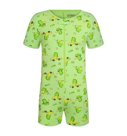 Landofgenie Men Print Onesie - Dino Print - landofgenie