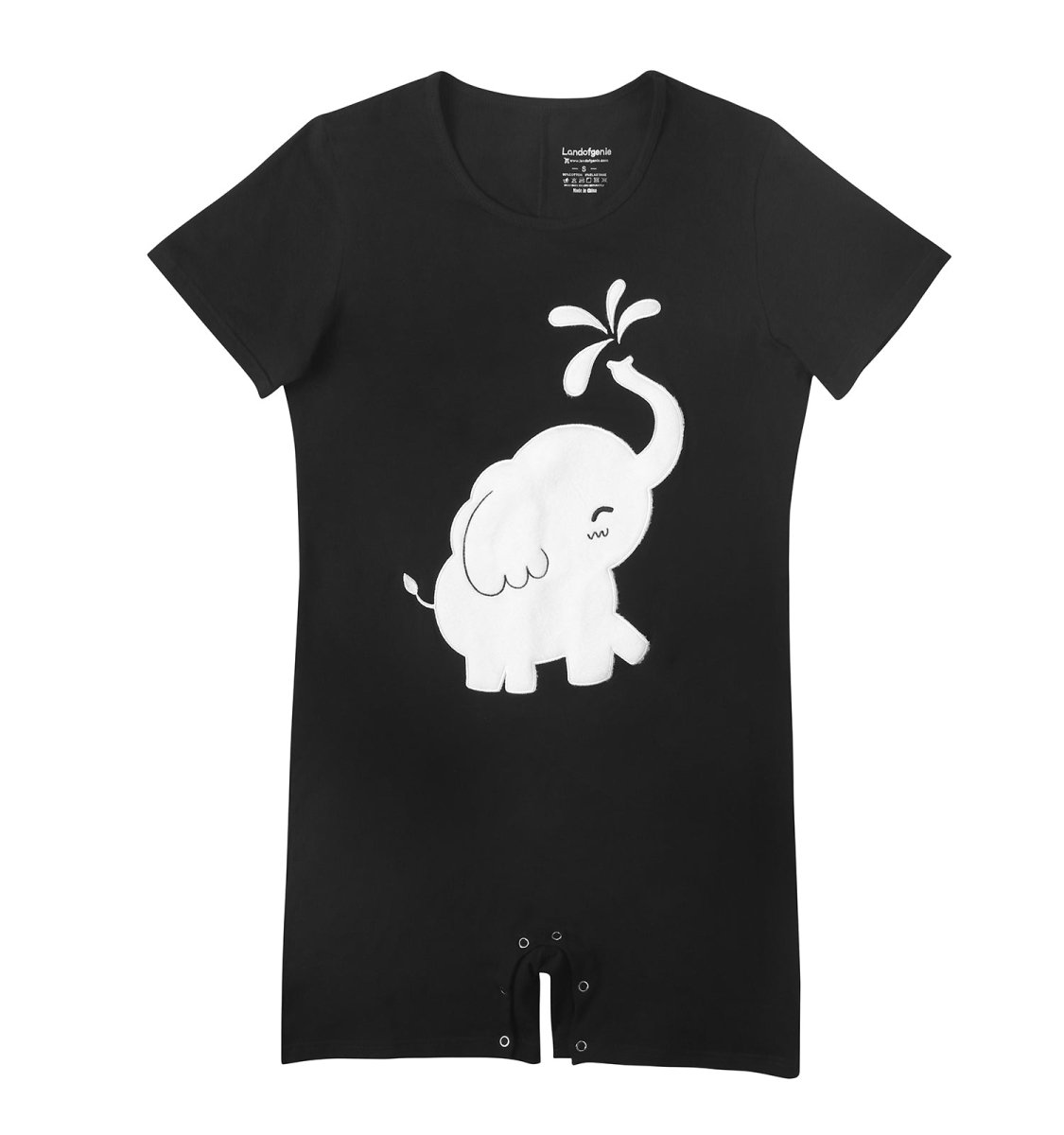 Landofgenie Men Print Onesie - Elephant - landofgenie