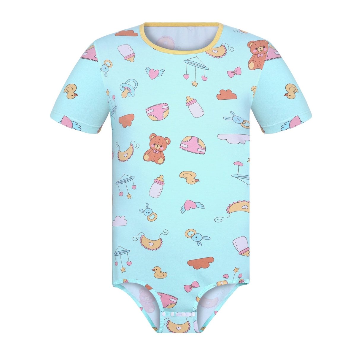 Landofgenie Men Print Onesie - Little Space - landofgenie