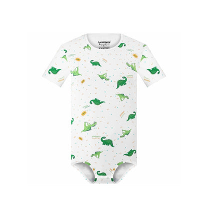 Landofgenie Men Print Onesie Snap Crotch - Ancient Dinosaurs - landofgenie