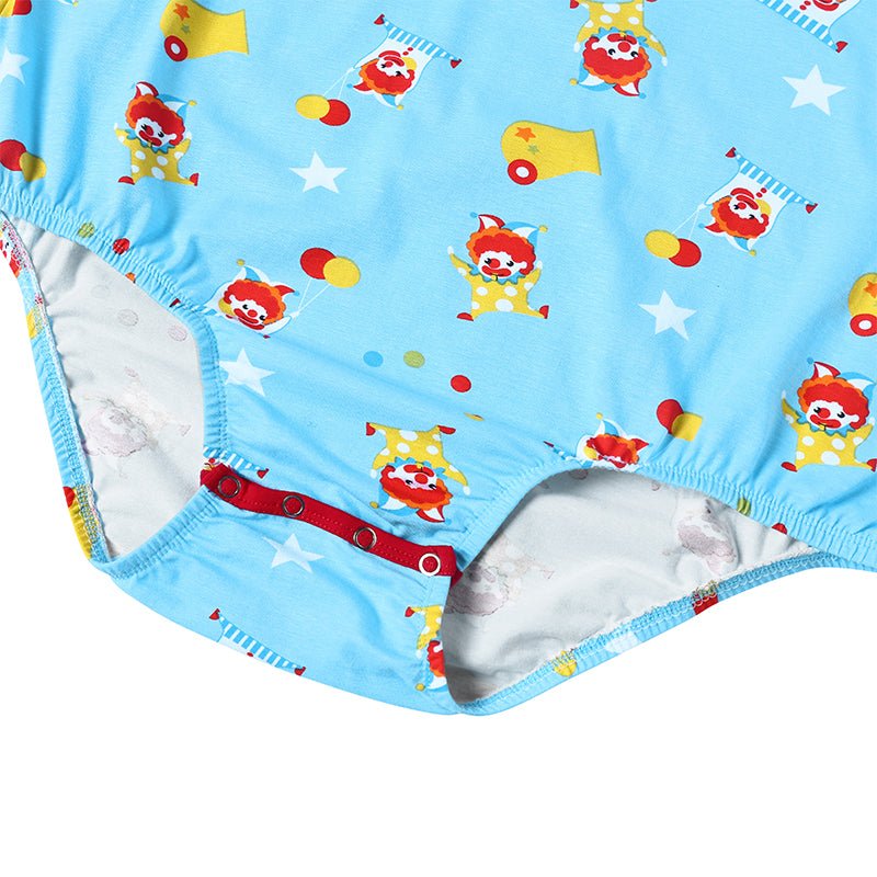Landofgenie Men Print Onesie Snap Crotch - Joker - landofgenie
