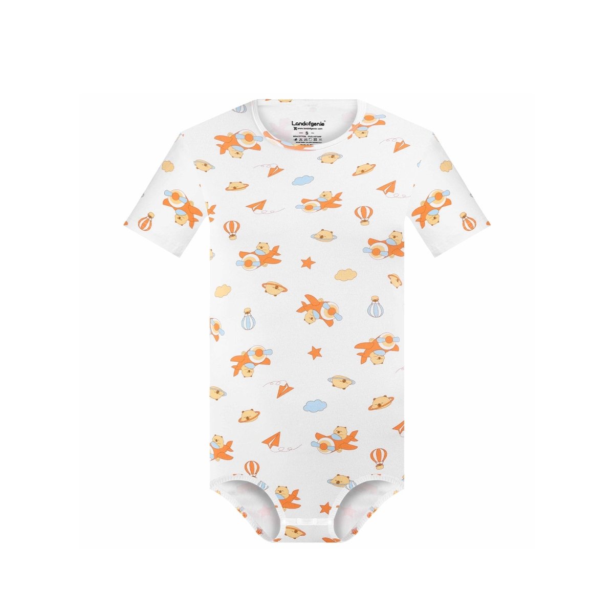 Landofgenie Men Print Onesie Snap Crotch - Kapibala - landofgenie